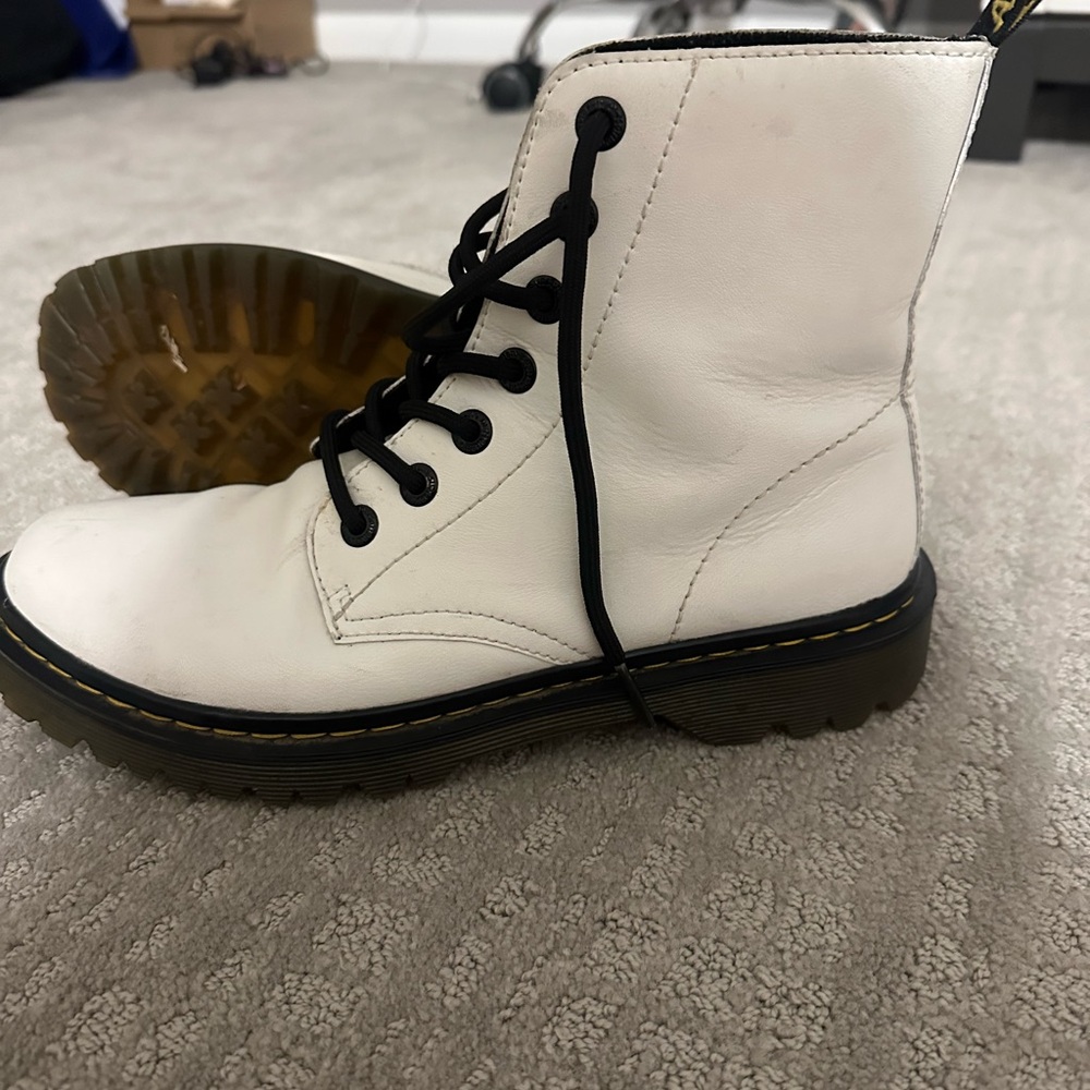 Dr. Martens White boots
